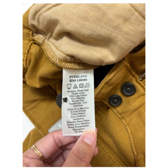 Everlane The Organic Wide-Leg Pant 00 XXS NWT - Picture 9 of 9